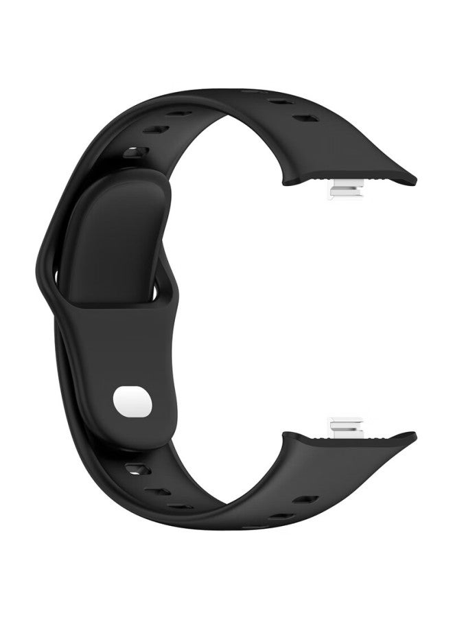 Kmaxai Silicone Strap For Vivo Watch Gt 2 Iqoo Gt 2 Dopamine Sports Watch Band Women's Colorful Fresh Replacement Black - Image 4