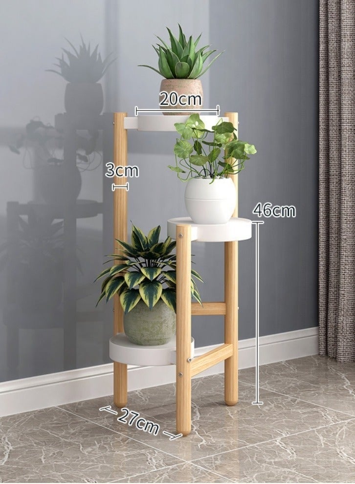 WALALLA 3-Tier Tall Corner Plant Flower Stand Holder Plant Display Rack Plant Stands for Outdoor Garden Indoor Home Living Room - Image 5