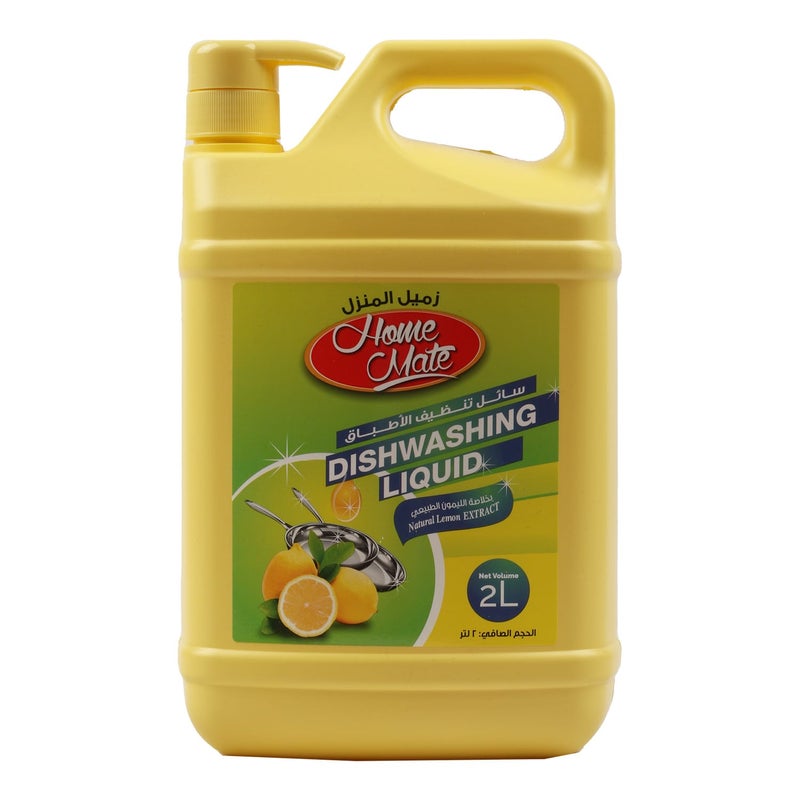 Home Mate Lemon Dishwashing Liquid 2 Litre