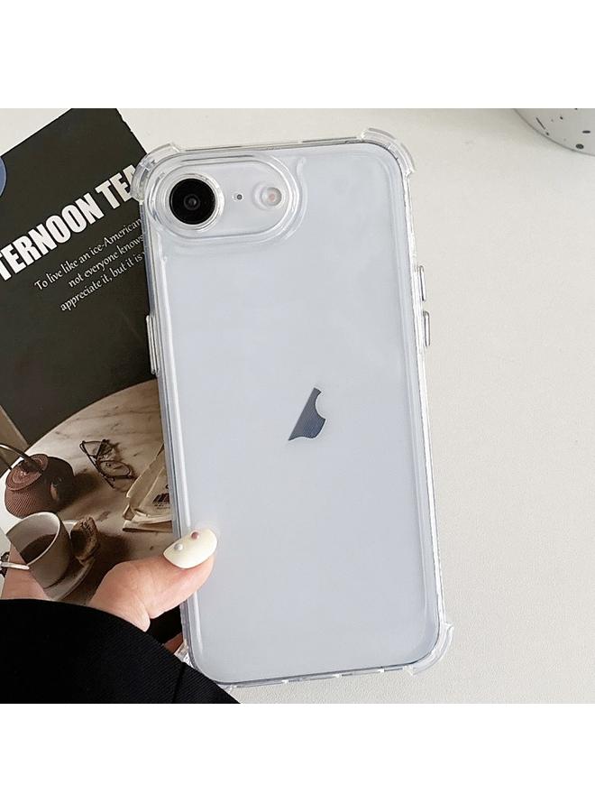 S-TOP Case For iPhone SE 2022 / SE 2020 Transparent Four-corner Shockproof TPU Phone Case - Image 1