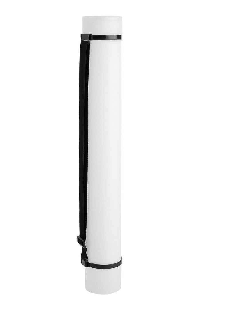 Juvale Expandable Poster Tube with Strap for Posters, Documents, Artwork, Blueprint Storage, Carrying Case for Architects, Teachers, Students, Artists (White, 24 to 40 Inches) - Image 3