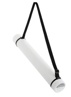 Juvale Expandable Poster Tube with Strap for Posters, Documents, Artwork, Blueprint Storage, Carrying Case for Architects, Teachers, Students, Artists (White, 24 to 40 Inches)  - Image 2