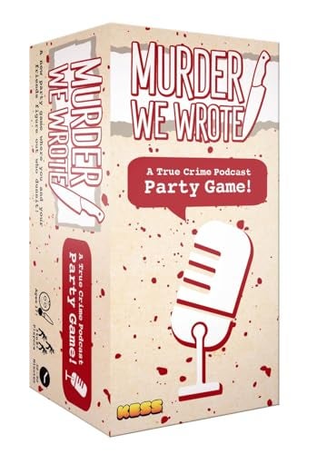 KESS Murder We Wrote Murder Mystery Party Game for Adults Teens 38 Players Ages 14 Card Game Based on True Crime Podcasts Playtime 3090 Mins - Image 1