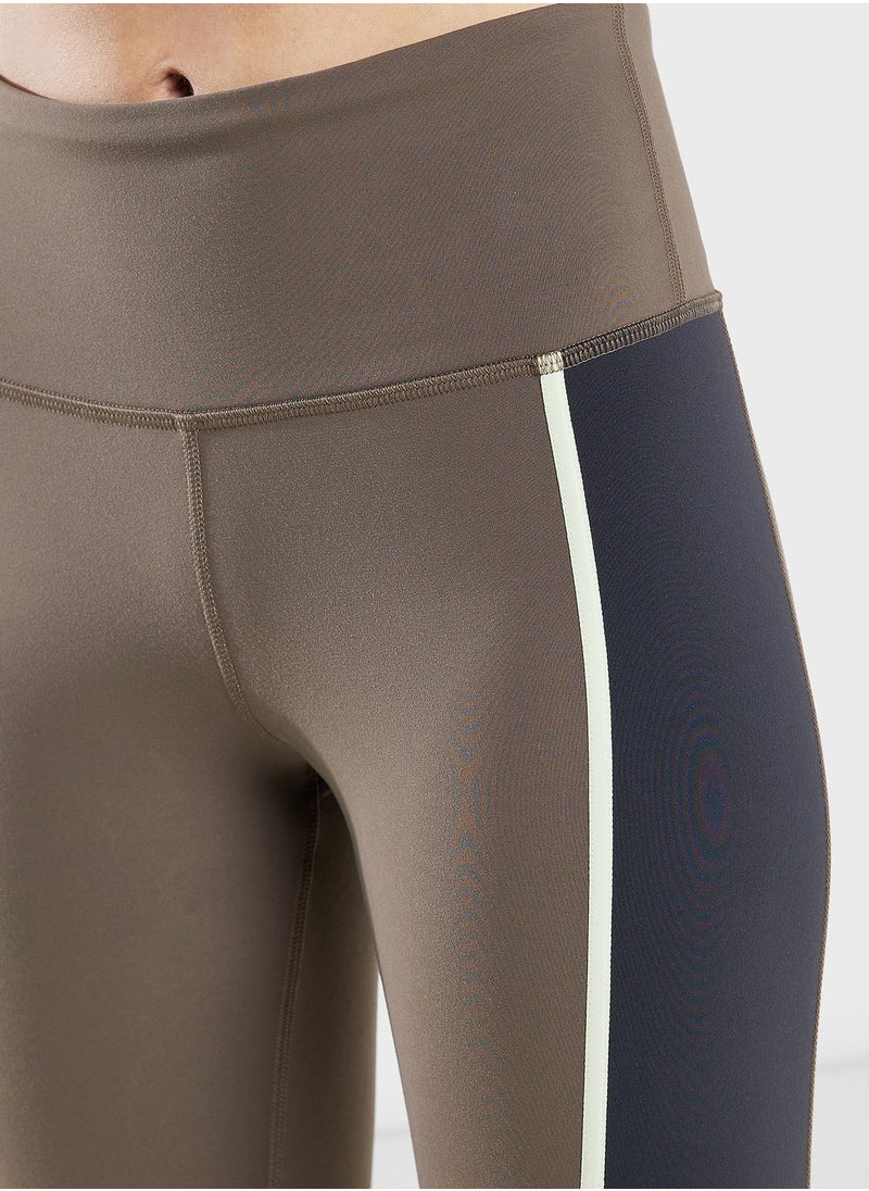 Reebok - Lux High Waisted Colorblock Tights - Image 1