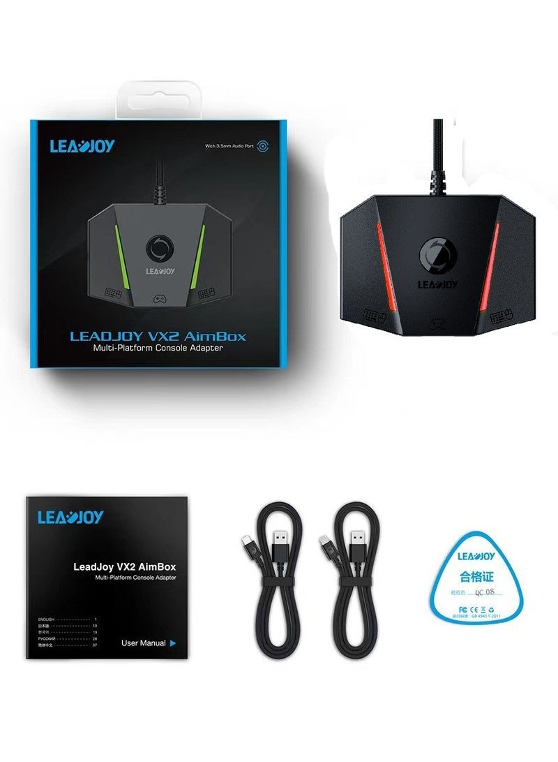general Professional Game Console Adapter Converter LeadJoy VX2 AimBox Multi-platform Console Adapter Support PS4 PS5 Xbox One Nintendo Switch Xbox Series X - Image 3