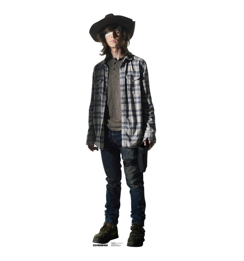 Cardboard People Cardboard People Carl Grimes Life Size Cardboard Cutout Standup  AMCs The Walking Dead 