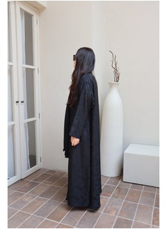 Jimmy Le Bond Luxury Full-Length Abaya with Matching Scarf – Black  - Image 5