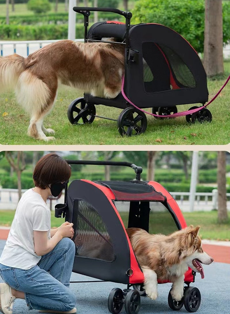 كيدل الحيوانات الأليفة عربة عربة الحيوانات الأليفة في الهواء الطلق عربة الحيوانات الأليفة - Image 4