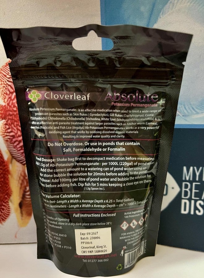 منتج Absolute + Wormer مناسب لللافقاريات. يقلل بسرعة من عبء الطفيليات المعوية على الأسماك في أحواض المياه العذبة. الوقاية من الديدان الداخلية والطفيليات الخارجية. - Image 2