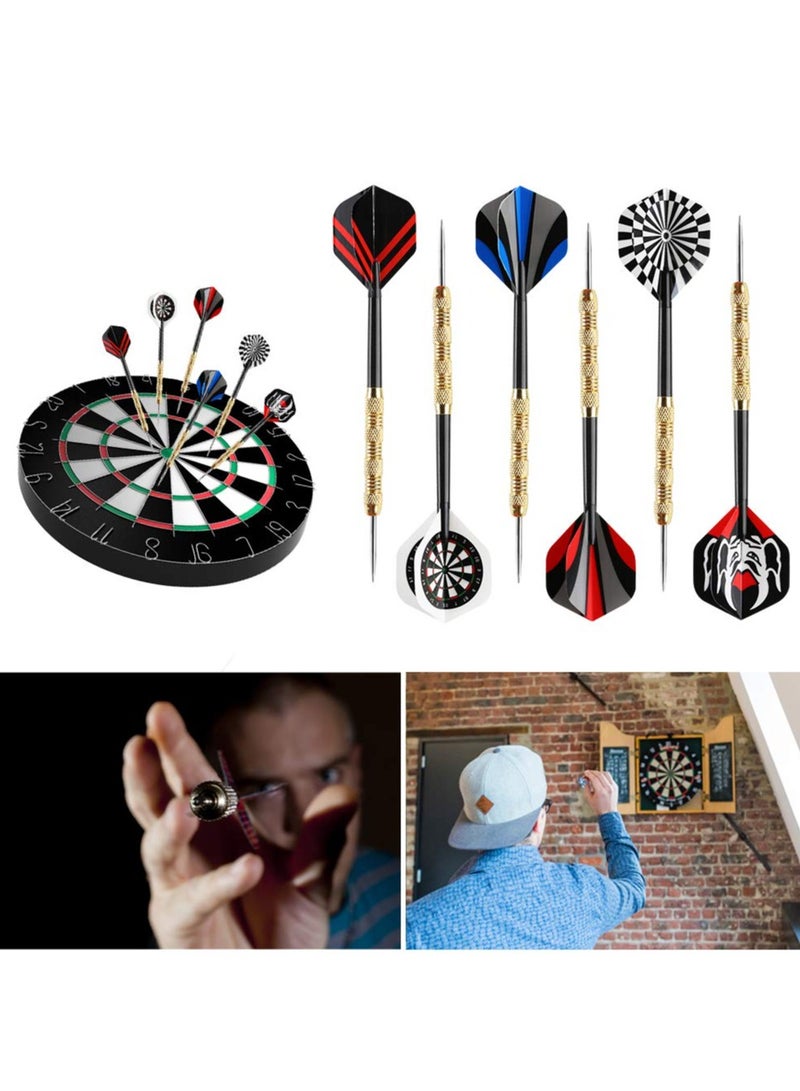 SANMUGEED 18-Pack Professional Tournament Dart Set with Interchangeable Tips & 6 Team Colors for Competitive Sports and Family Game Nights - Image 4
