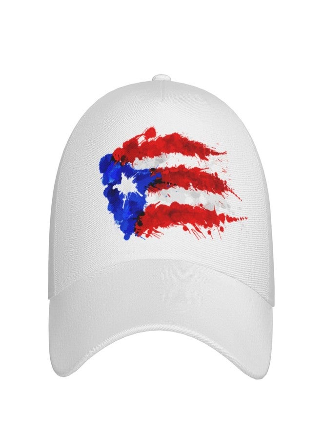 KKRMTUG Puerto Rico Flag Baseball Cap for Men Women, Fashion Adjustable Puerto Rico Hat Casual Trucker Hats Sun Visor Caps - Image 2