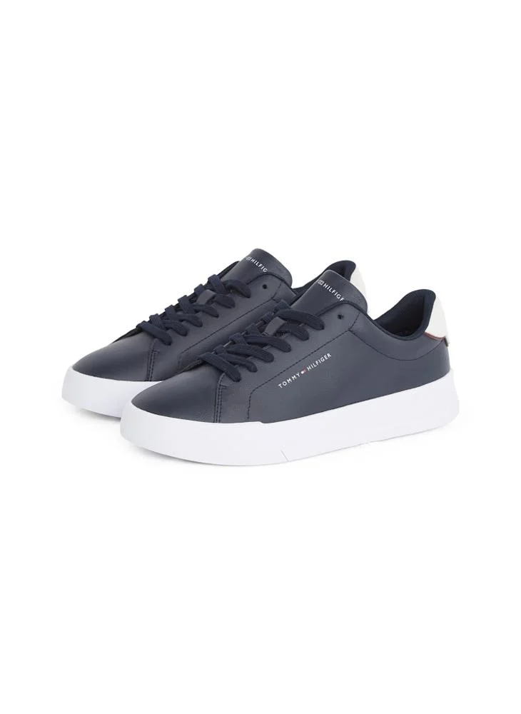 TOMMY HILFIGER COURT LEATHER TRAINERS