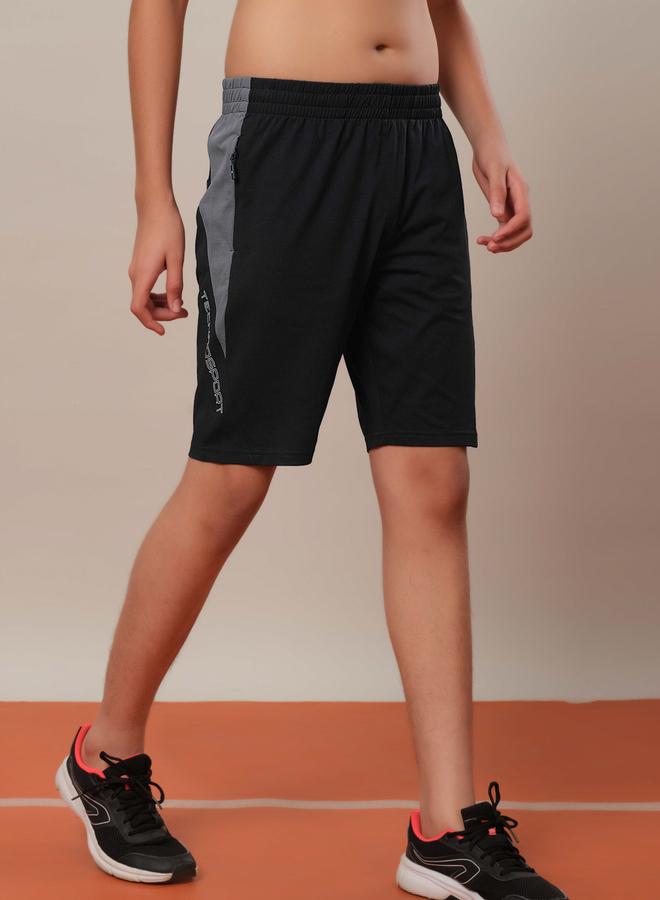 Technosport Technosport Color Block Elasticated Waistband Shorts - Image 1