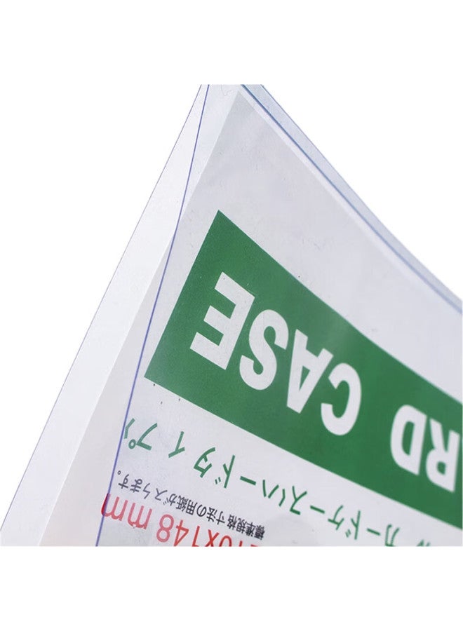 elifo Yili Feng, Hard Plastic Card Sleeves, Transparent Document Holders, Display Frames, Pvc Card Sleeves, Hard Plastic Sleeves, Paper Protective Sleeves, Material Display Bags, Card Sleeves, Kashi A3 Transparent Hard Plastic Sleeves, 10-Pack - Image 1