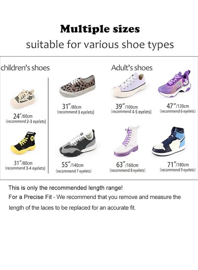 جيكومو شريطان حذاء مسطحان (3 قطع) - سمك 8 ملم - نمط مسطح أحادي الطبقة. مناسبة لأحذية الأبيض للولدان والبنات، ومتوافقة مع أحذية الرياضة، الأنيقة، الصيدليات (النزهات في الجبال)، وكرة السلة (أبيض). - Image 3