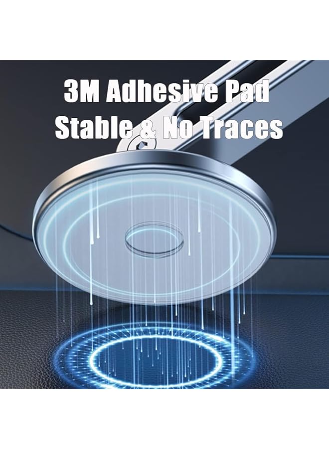 كاست ويف حامل هاتف مغناطيسي قوي للسيارة، حامل مغناطيسي لهاتف iPhone 14 13 12 Pro Max، حامل GPS من سبائك الألومنيوم (فضي) - Image 5