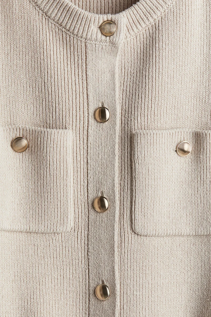 H&M Pocket-front knitted dress