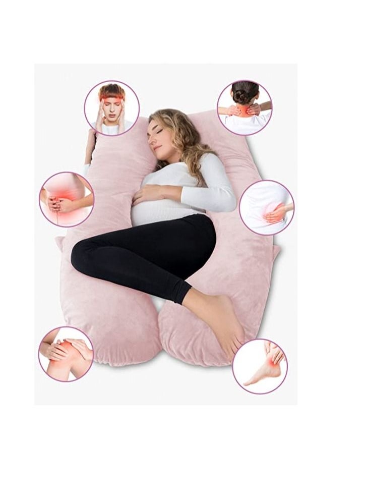 molody U-Shaped Pregnancy Pillow Full Body Maternity Support Pillow  - Image 1