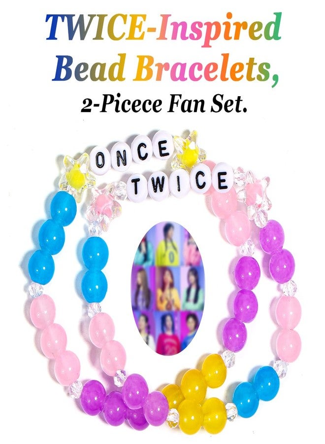 AICase for TWICE Merch Inspired Bracelets Set, Kpop Stuff Outfits for Concert Shirt Accessories Fashion Jewelry Beaded Friendship Merchandise Gifts for Fans Birthday Christmas Stocking Stuffers -V1 - Image 5