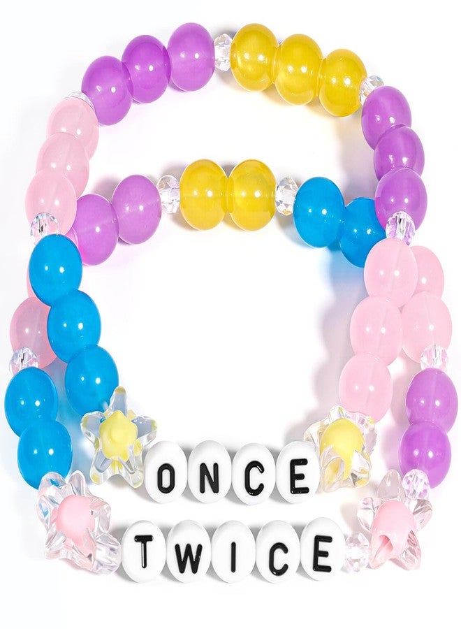 AICase for TWICE Merch Inspired Bracelets Set, Kpop Stuff Outfits for Concert Shirt Accessories Fashion Jewelry Beaded Friendship Merchandise Gifts for Fans Birthday Christmas Stocking Stuffers -V1 - Image 1