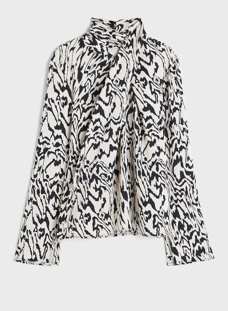 H&M Floral Print Shirt