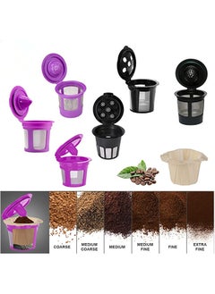 آيسانك اكواب K قابلة لاعادة الاستخدام من اجل Keurig مع 100 مرشحات اكواب ورقية على شكل حرف K , متوافقة مع عبوات القهوة القابلة لاعادة الاستخدام من keurig , كوب واحد قابل لاعادة الملء لصانع القهوة 2.0 و 1.0  - Image 2