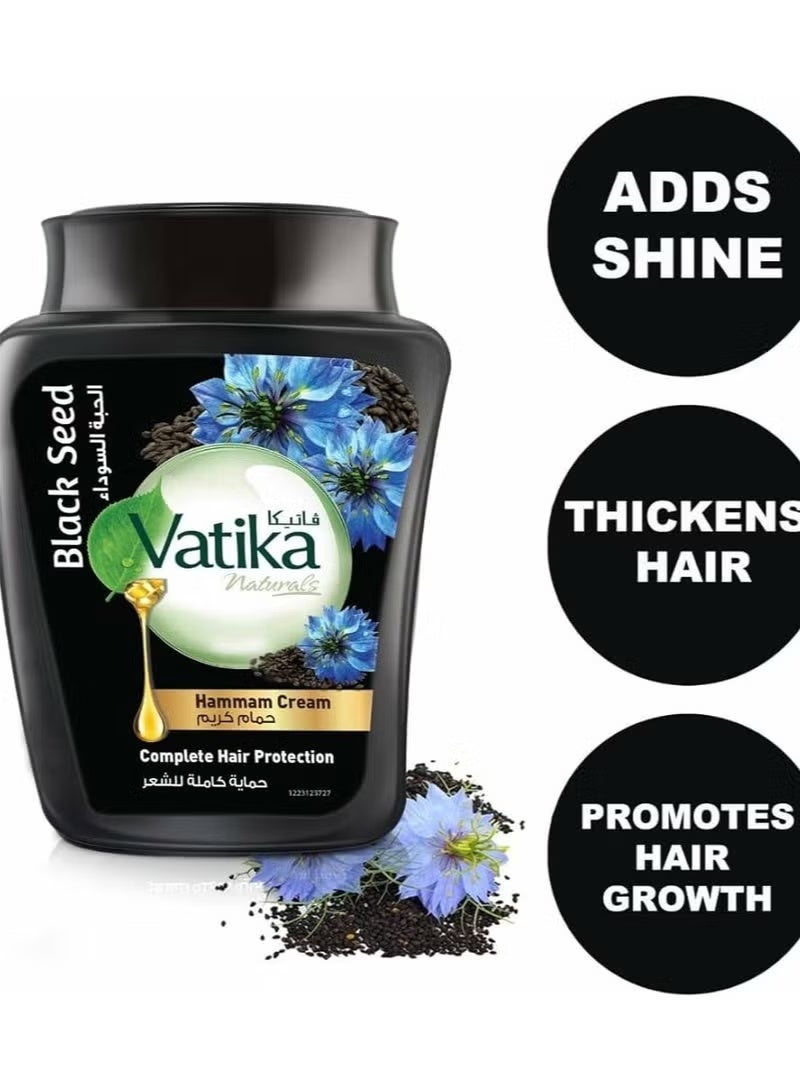 فاتيكا ناتشورالز كريم حمام بالحبة السوداء لحماية كاملة للشعر 450 جم - Image 2