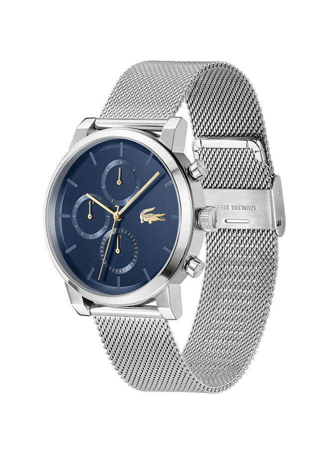 LACOSTE ROUND ANALOG MEN'S BLUE CASE WATCH - 2011409 - Image 3