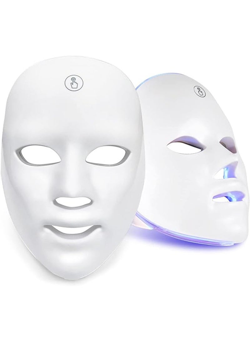 DANIM LED Face Mask Wireless Led Face Mask Light Therapy Photon USB Charging 7 Colors Facial Mask for Anti Aging Skin Rejuvenation Device - Image 2