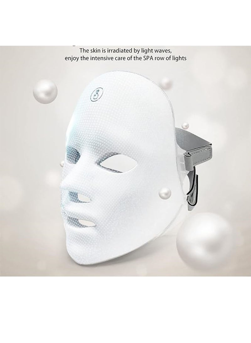 DANIM LED Face Mask Wireless Led Face Mask Light Therapy Photon USB Charging 7 Colors Facial Mask for Anti Aging Skin Rejuvenation Device - Image 5
