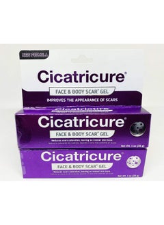 CICATRICURE Face & Body Scar Gel, Reduces The Appearance Of Old & New Scars, Stretch Marks, Surgery, Injuries, Burns And Acne, 1 Ounce- Pack Of 2  - Image 2