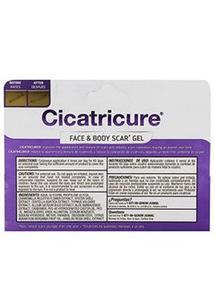 CICATRICURE Face & Body Scar Gel, Reduces The Appearance Of Old & New Scars, Stretch Marks, Surgery, Injuries, Burns And Acne, 1 Ounce- Pack Of 2  - Image 3