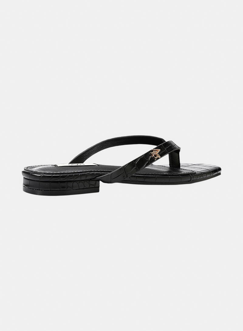 Dejavu Shoes FAN-DJTX-004  Thong Leather Flip Flop For Women - Image 3