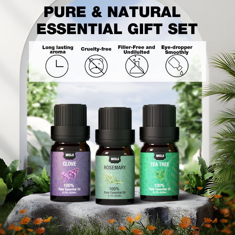 MISIJI Essential Oils Set Top 12 Aromatherapy-Essential Oils for Diffuser for Home,Air Freshening Diffuser Oils Scents for Aromatherapy,Laundry,Candle&Soap Making,Humidifiers 12 X 5ML - Image 2