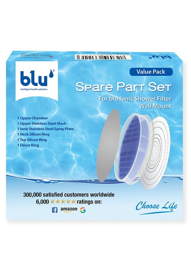 بلو مجموعة قطع غيار بلو لفلتر الدش الأيوني بلو – مثبت على الحائط - Image 1
