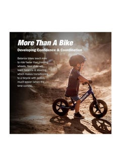 STRIDER Strider 12” Sport Bike - No Pedal Balance Bicycle for Kids 18 Months to 5 Years - Includes Safety Pad, Padded Seat, Mini Grips & Flat-Free Tires - Tool-Free Assembly & Adjustments- Blue  - Image 5