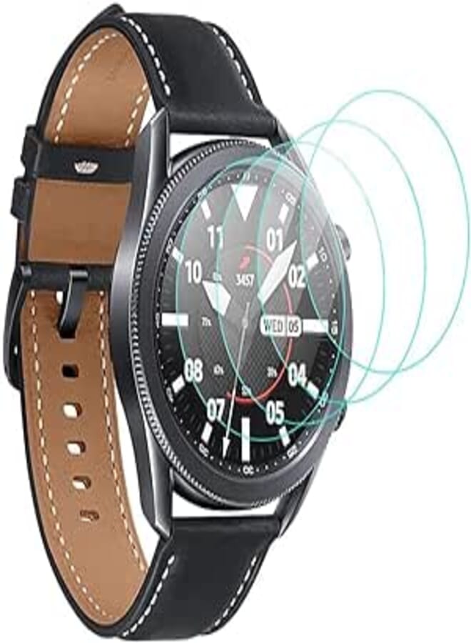 OR For Samsung Galaxy Watch 3 45mm Glass Screen Protector 2 Packs