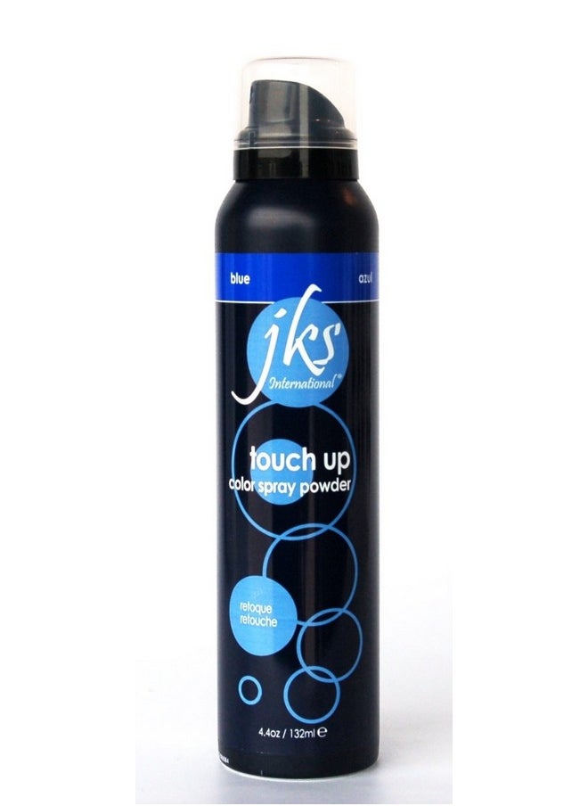 jks International - Touch Up Spray Blue Temporary Hair Color Spray Powder - Image 1