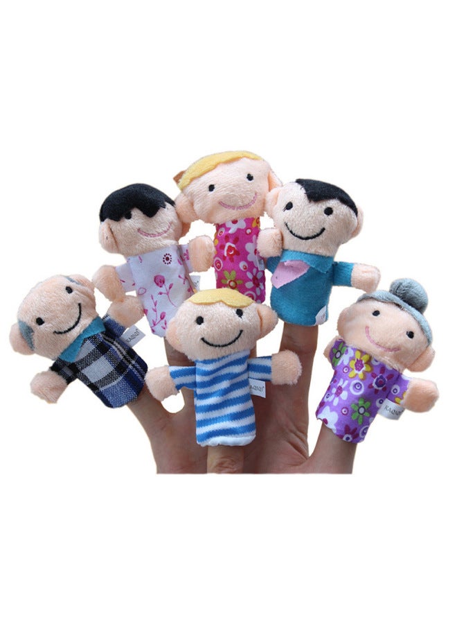 Baby Toy Finger Puppet_love Each Other Family Finger Puppet_hand Puppet Short Plush Children's Toy Manufacturers-Height:7*3cm - Image 2