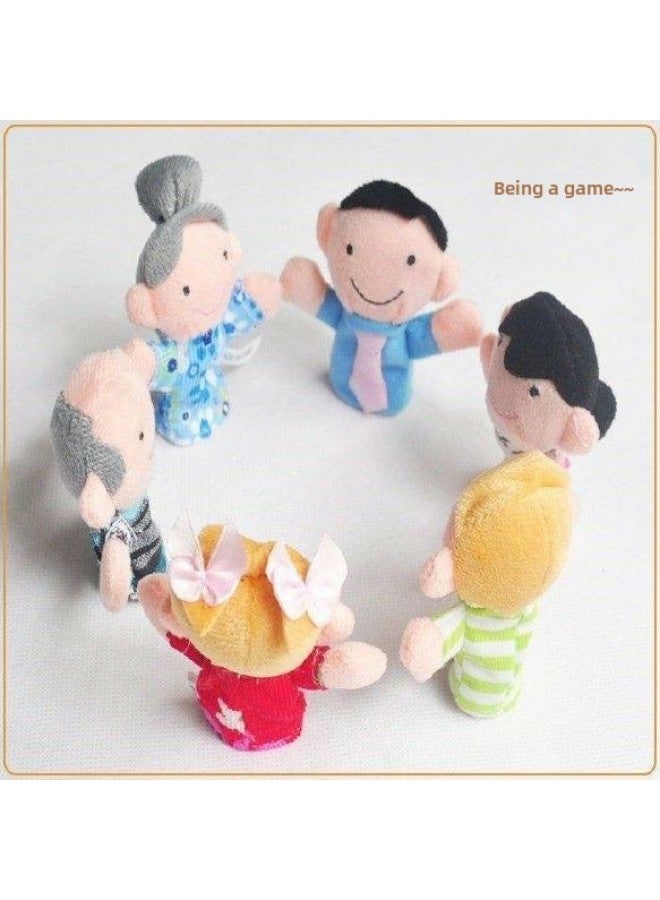 Baby Toy Finger Puppet_love Each Other Family Finger Puppet_hand Puppet Short Plush Children's Toy Manufacturers-Height:7*3cm - Image 3