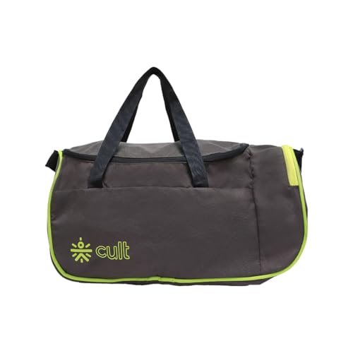 Cult Foldable Unisex Duffle Bag 25L – Lightweight, Water-Repellent & Durable Gym and Travel Bag with Adjustable Shoulder Strap, Side Pocket & Strong Zippers – Olive - Image 1