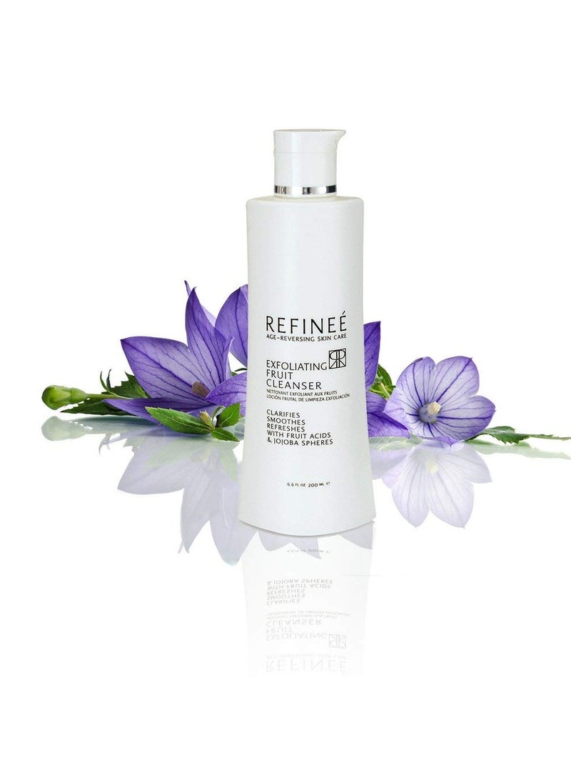 Refinee Natural Face Cleanser for Acne Prone Skin, Pore Clarifying Facial Scrub, Face Wash for Oily Skin, Gentle Exfoliating & Clarifying Face Fruit Cleanser for Oily and Acne Prone Skin 1oz  - Image 4