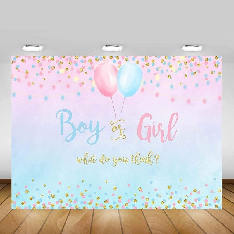 ARS Boy or Girl Gender Reveal Decoration Banner - Image 4