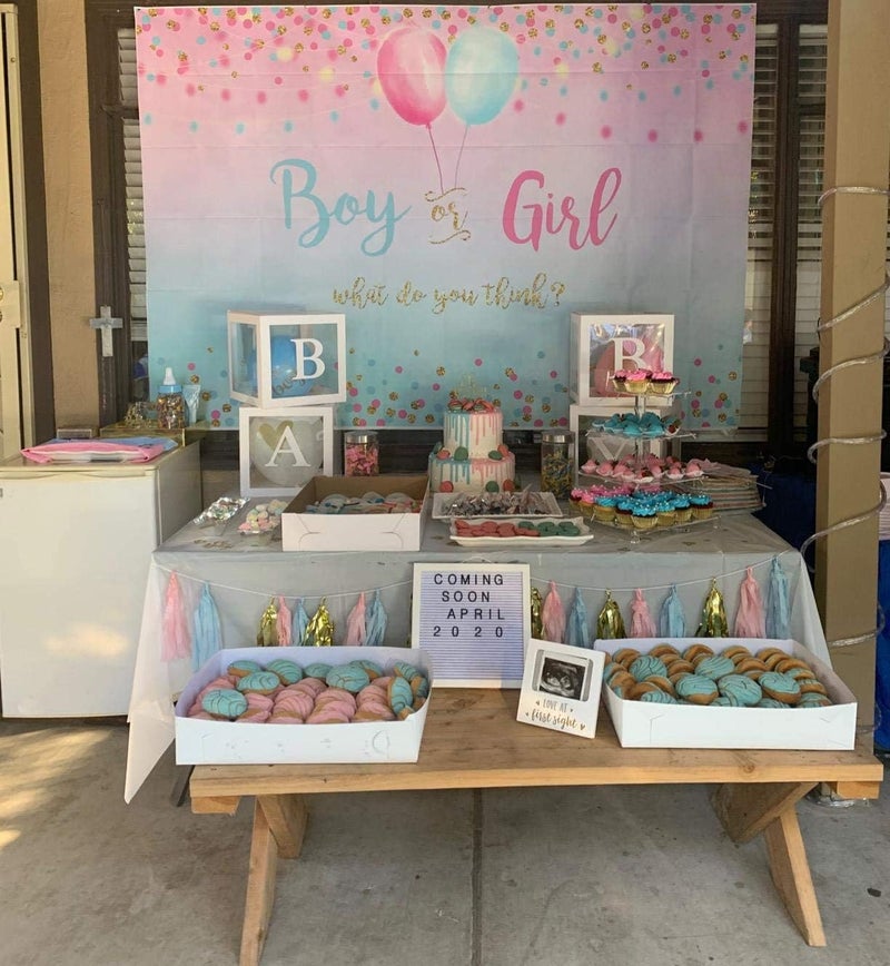 ARS Boy or Girl Gender Reveal Decoration Banner - Image 2