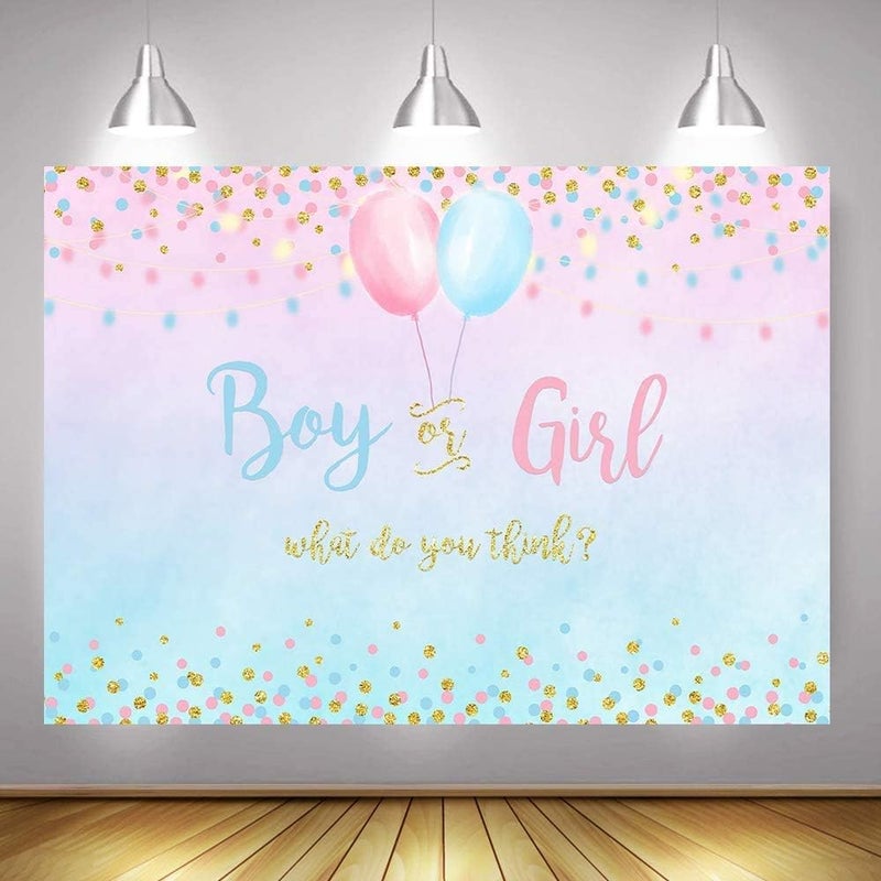ARS Boy or Girl Gender Reveal Decoration Banner - Image 5
