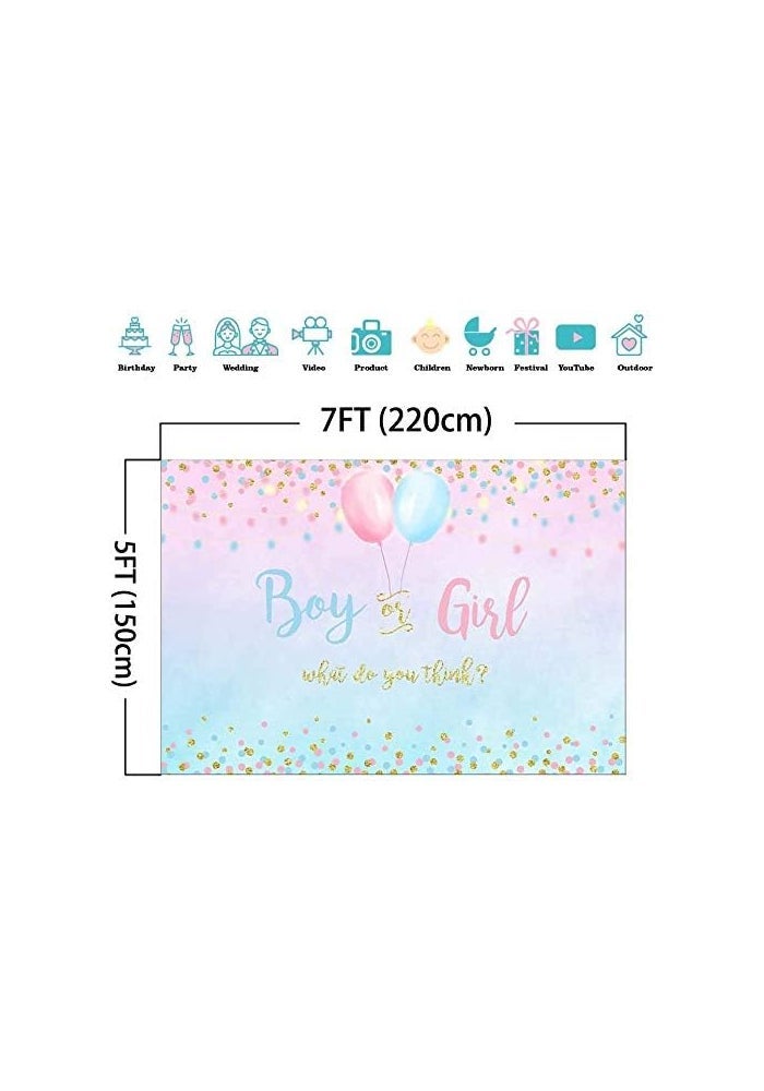 ARS Boy or Girl Gender Reveal Decoration Banner - Image 3