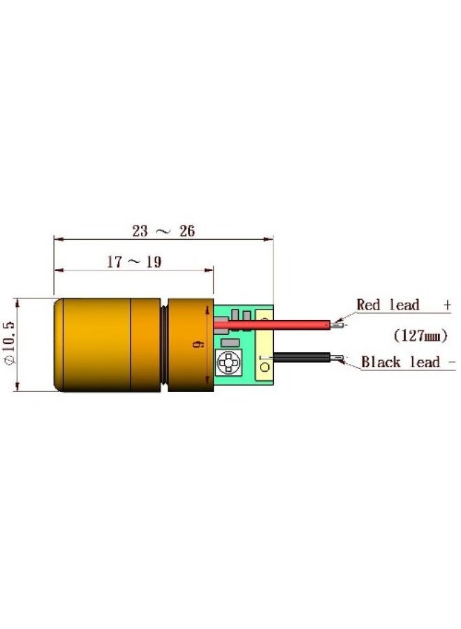 Quarton Laser Module Vlm-650-02 Lpa Adjustable Dot Laser  - Image 2