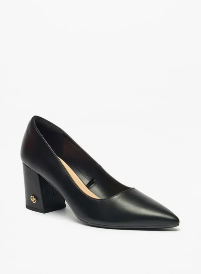 سيليست Women's Solid Slip-On Shoes with Block Heels