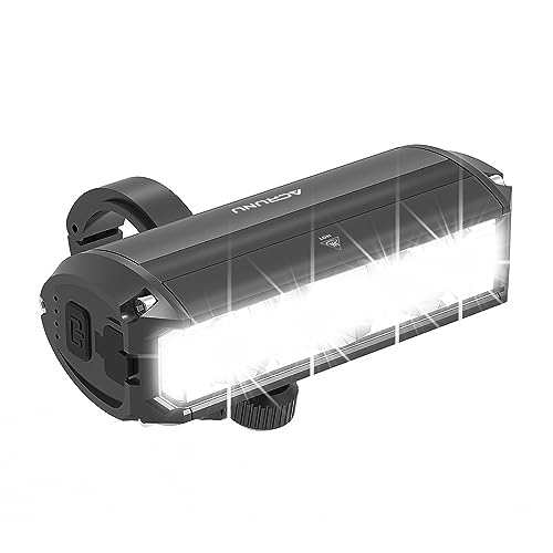 ACRUNU Super Bright LED Bike Light,USB Rechargeable Bicycle Headlight-5 Modes,Waterproof Bike Headlight,Mountain Off-Road Cycling Commuting (X-Small) - Image 1