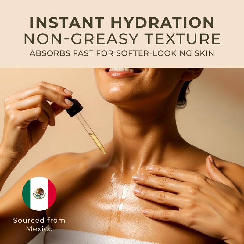 Gya Labs Jojoba Carrier Oil - 3.4 Fl Oz - for Hair, Skin, Face, Scalp & Body Massage - Image 4